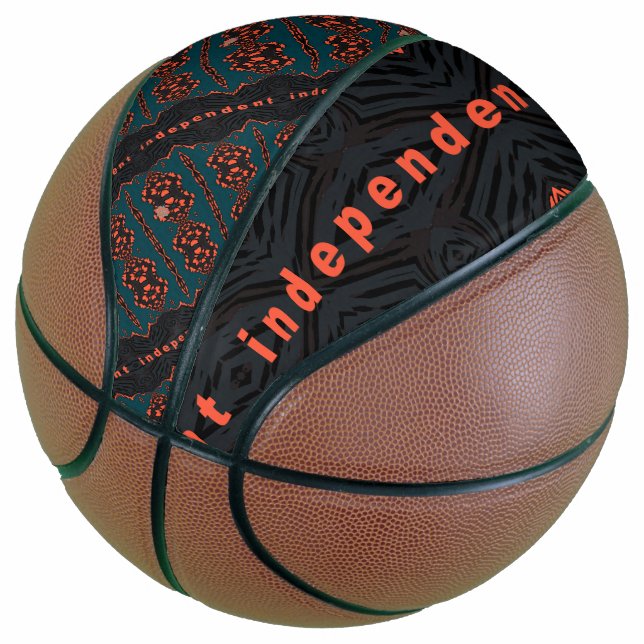 Ballon De Basket Indépendant et fier ! (Incliné)
