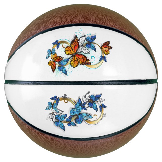 Ballon De Basket Infinity of Monarch Butterflies (Devant)