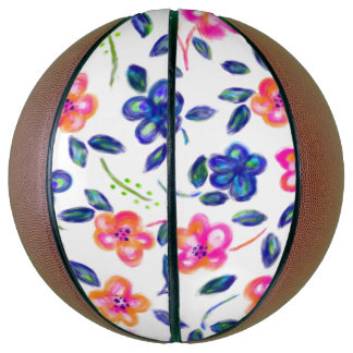 Ballon De Basket Jardin fleuri