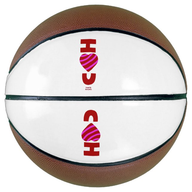 Ballon De Basket Je T'Aime Basketball (Devant)