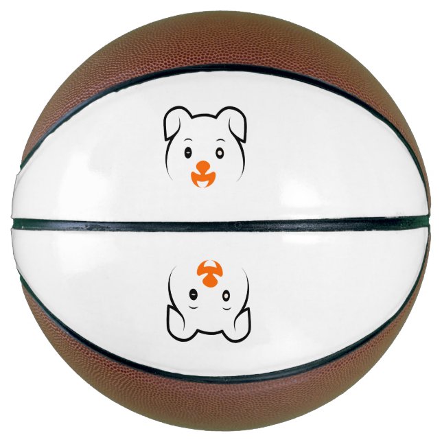 Ballon De Basket Joli chiot (Devant)