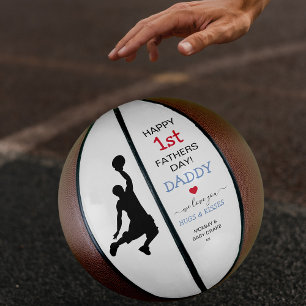 Ballon De Basket Jolie 1ère Fête des Pères Papa Basket-ball