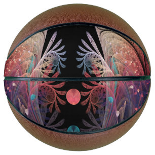 Ballon De Basket Jonglage Abstrait Fantastique Moderne Art Fractal