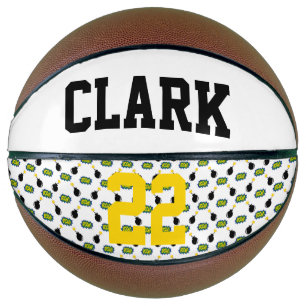 Ballon De Basket Joueur de basket-ball NOM NUMÉRO DE SPORT Superher