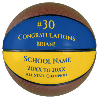 Ballon De Basket Joueur de l'équipe du lycée customisé