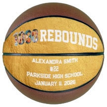 Joueur Équipe Or 1000 Rebonds Milestone de carrièr