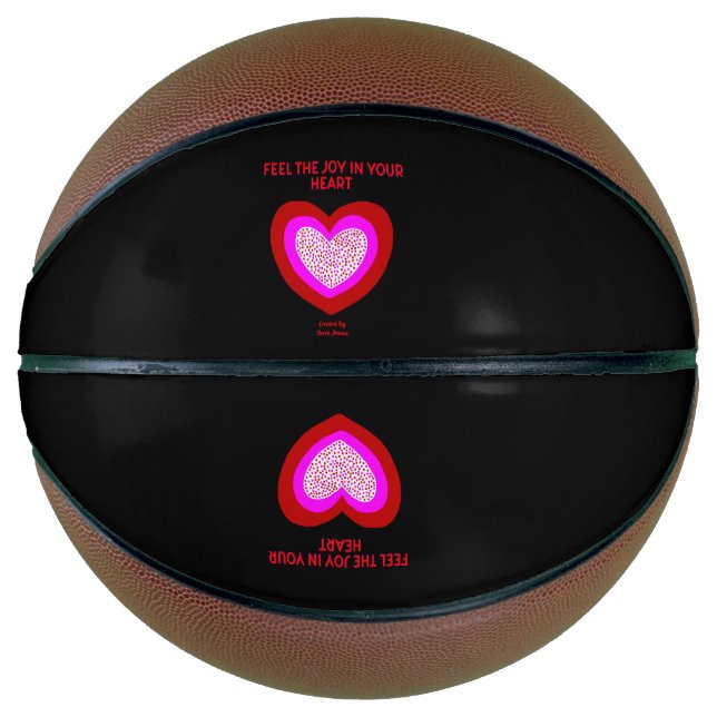 Ballon De Basket Joyeux Heart Basketball (Devant)