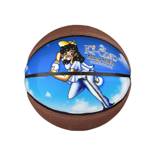 Ballon De Basket Ki-Chan Mini Basket-ball (Devant)