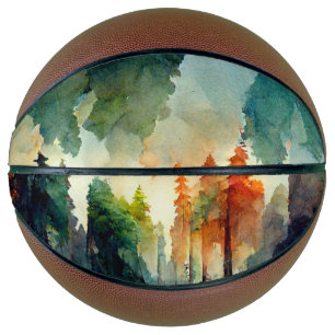 Ballon De Basket La forêt (nature)