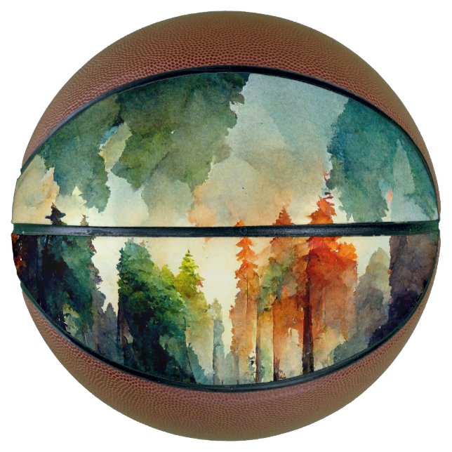 Ballon De Basket La forêt (nature) (Devant)