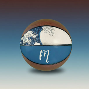 Ballon De Basket La Grande Vague - Art japonais