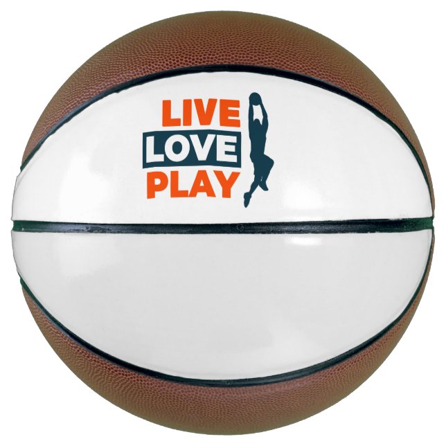 Ballon De Basket Live Love Play (Devant)
