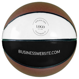 Ballon De Basket Logo d'entreprise personnalisé et site Web