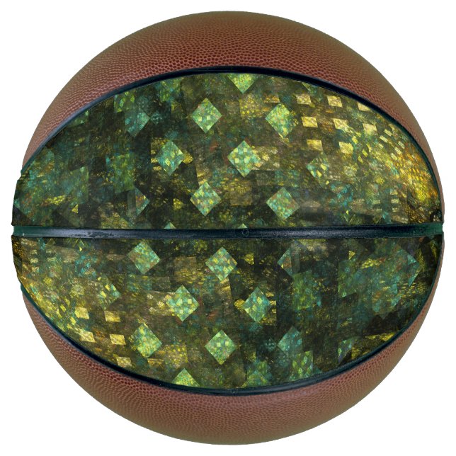 Ballon De Basket Lumières dans la ville Art Abstrait (Devant)