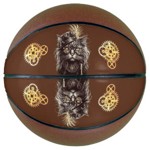 Ballon De Basket Magnifique chat Steampunk