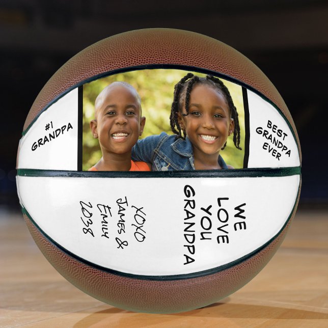 Ballon De Basket Meilleur Grand-Père Photo (Créateur téléchargé)
