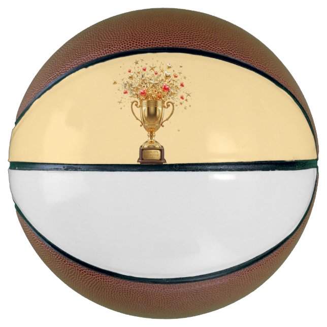 Ballon De Basket Meilleur Papa du Monde (Devant)