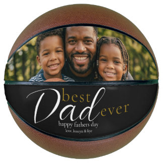 Ballon De Basket Meilleur Papa Jamais Cadeau Sportif pour la Fête d