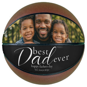 Ballon De Basket Meilleur Papa Jamais Cadeau Sportif pour la Fête d
