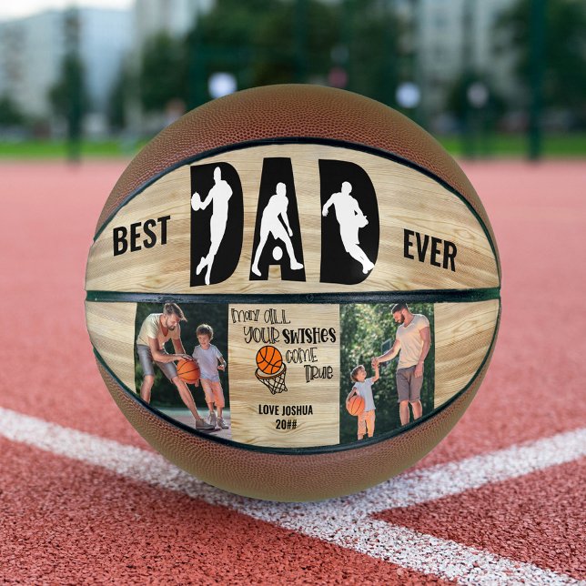 Ballon De Basket Meilleur Papa Jamais Souffle Vrai 2 Photo Basketba (Créateur téléchargé)