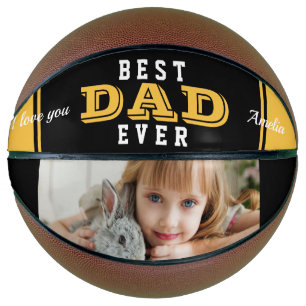 Ballon De Basket Meilleur Papa Meilleur Père Typographie Photo Jaun