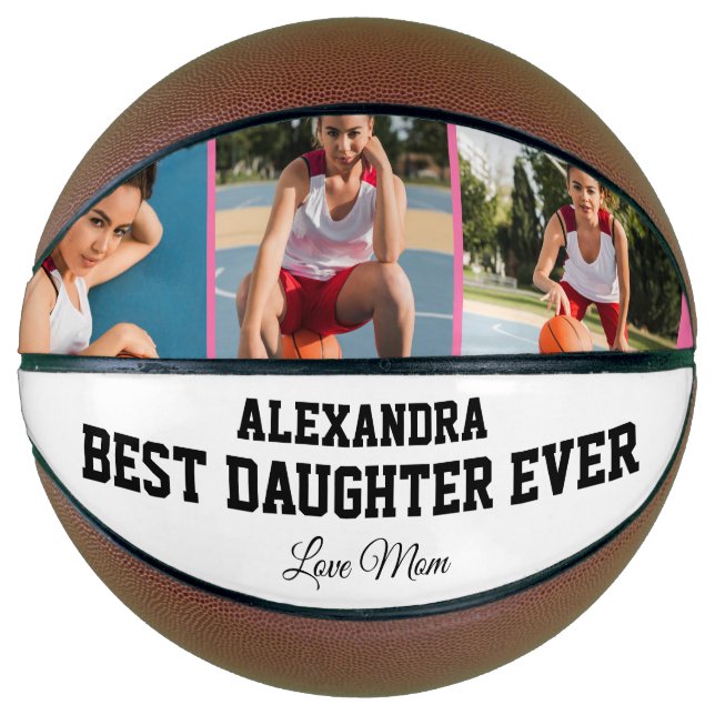Ballon De Basket Meilleure fille de tous les temps Saint-Valentin d (Devant)