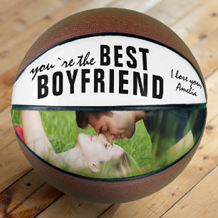 Ballon De Basket Meilleure typographie de petit ami Photo