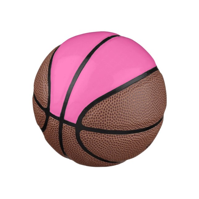 Ballon De Basket Mini basket-ball rose vif (Incliné)