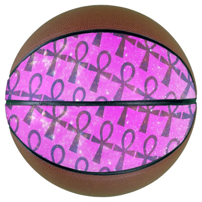 Ballon De Basket Motif Ankh (Devant)