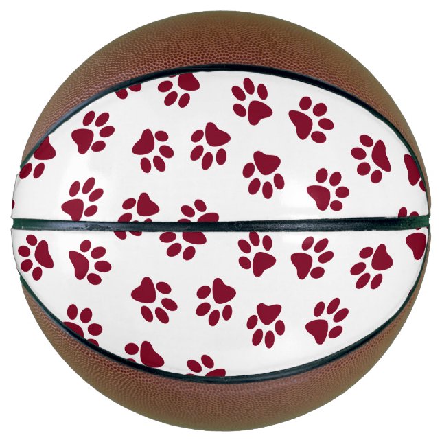 Ballon De Basket Motif De Pâtes, Poches De Chien, Pâtes De Bourgogn (Devant)