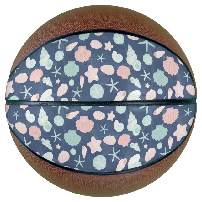 Ballon De Basket motif des coquillages (Devant)