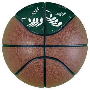 Ballon De Basket motif feuille