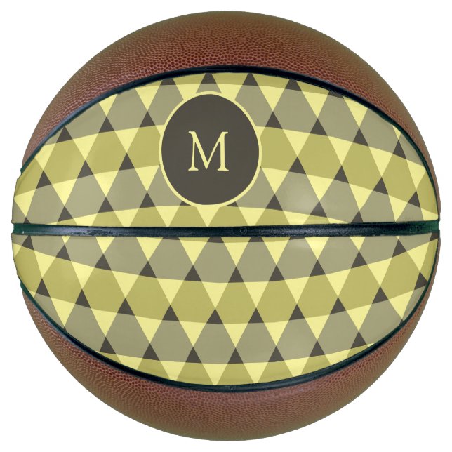 Ballon De Basket Motif triangles (Devant)