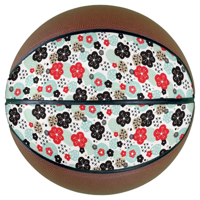 Ballon De Basket Motifs japonais mignons de conception (Devant)