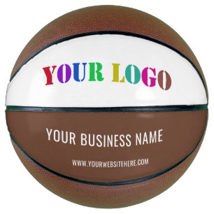 Ballon De Basket Nom du logo de l'entreprise personnalisée Site Web