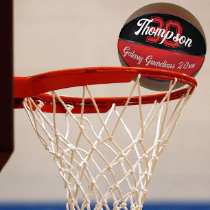 Ballon De Basket Nom du monogramme nom initial ou numéro équipe noi