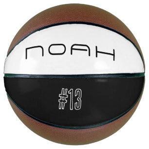 Ballon De Basket Nom et numéro personnalisés