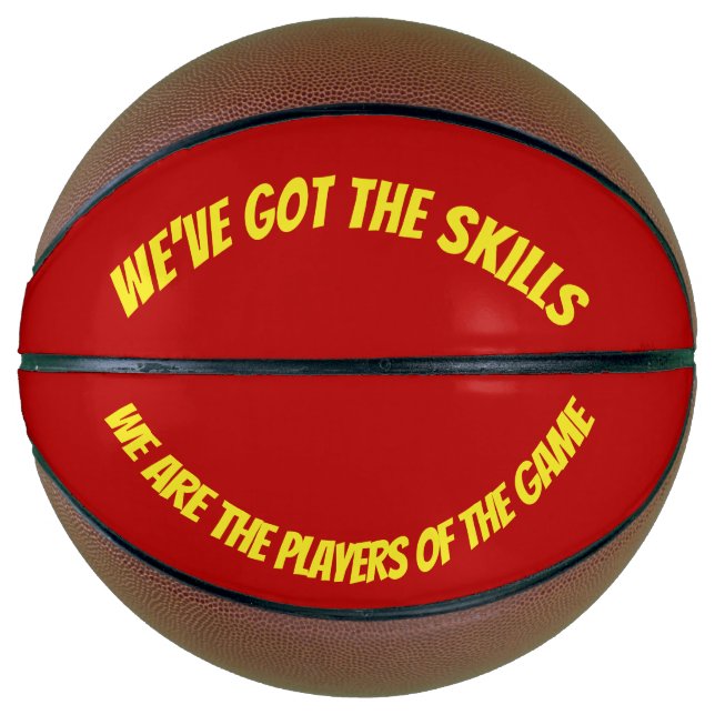 Ballon De Basket Nous avons les compétences - basket-ball (Devant)