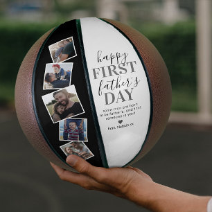 Ballon De Basket Nouveau père photo Collage de basketball