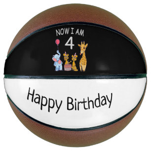 Ballon De Basket Now I le 4 e jour du 4e jour du Birthday