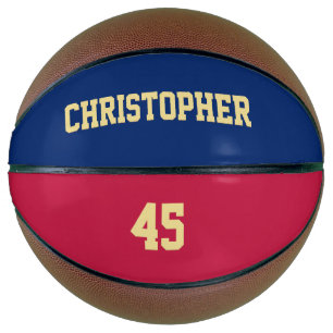 Ballon De Basket Numéro de nom du joueur de l'équipe de club mono