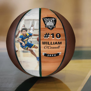 Ballon De Basket Numéro du joueur du logo de l'équipe Photo Réussit