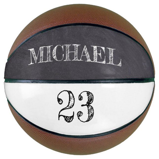 Ballon De Basket Numéro personnalisé Nom personnalisé Joueur de bal (Devant)
