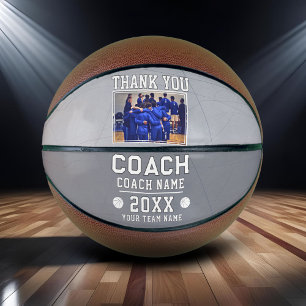 Ballon De Basket Panneau remerciement entraîneur moderne Photo d'éq