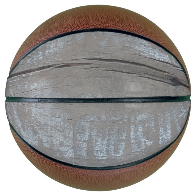 Ballon De Basket panneaux patinés gris (Devant)
