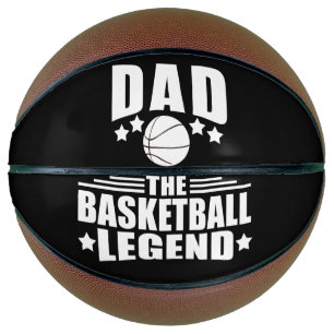 Ballon De Basket Papa la légende du basket-ball drôle cadeaux de fê
