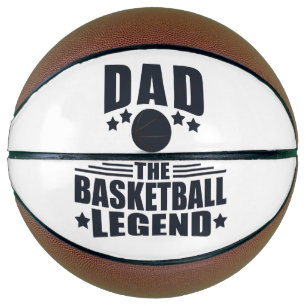 Ballon De Basket Papa la légende du basket-ball drôle cadeaux de fê