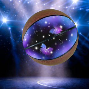 Ballon De Basket Papillons de l'Imaginaire spatial Cosmique