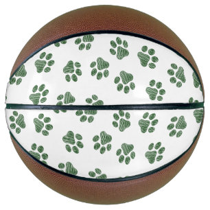 Ballon De Basket Patrouilles de Doodle, Paws de Chien, Paws Vertes