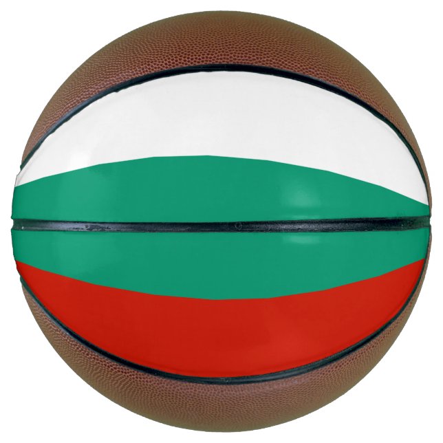 Ballon De Basket pavillon de la Bulgarie (Devant)